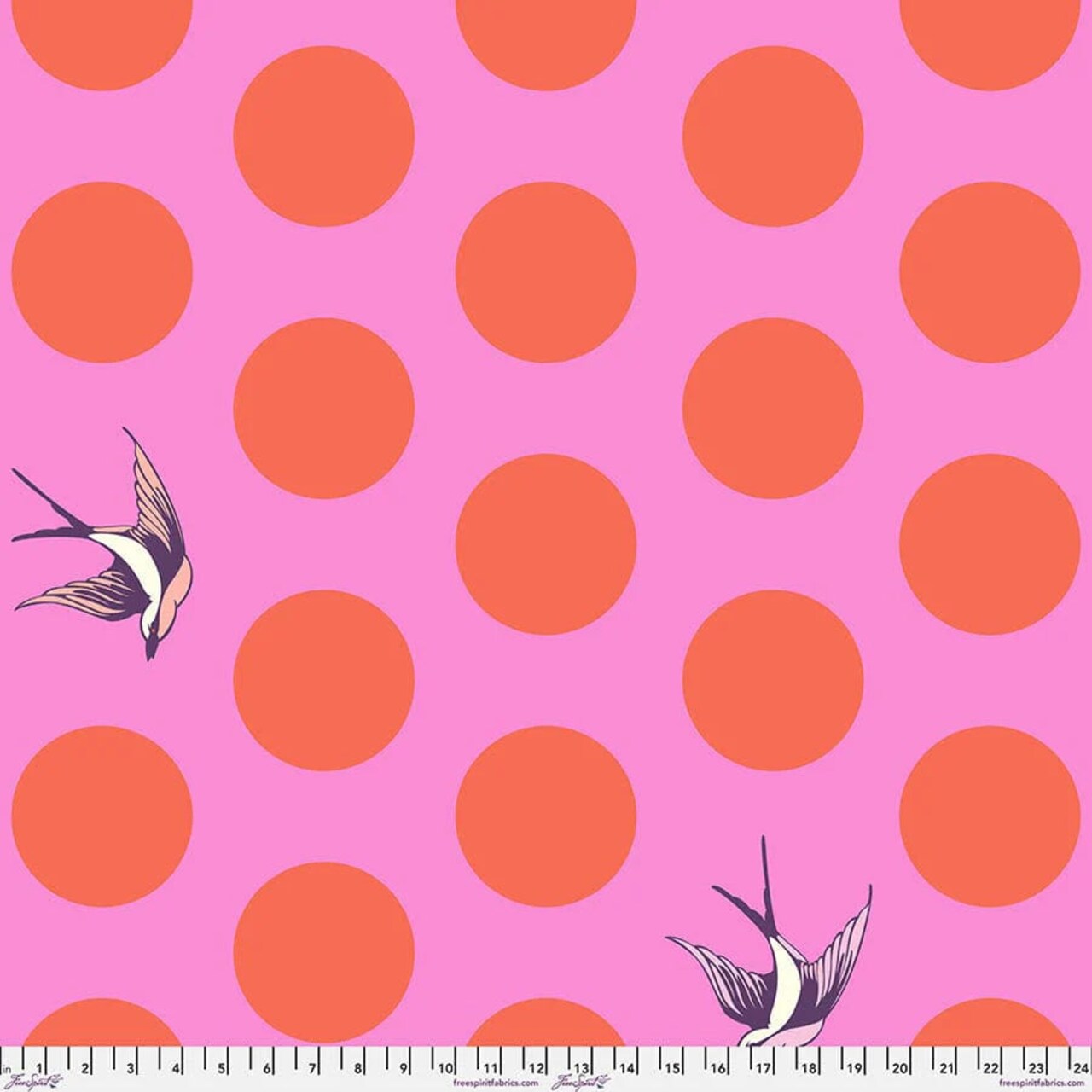 Wide Backing Fabric - Free Fall Honey - 108”- || Tula Pink Full Moon Forest II Quilt Backs